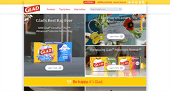 Desktop Screenshot of glad.com
